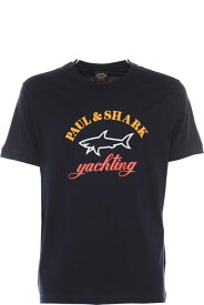 Paul&Shark シャツ レギュラーロゴプリントTシャツ