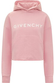 Givenchy フリース Archetype ガーゼ生地のショート スウェットシャツ
