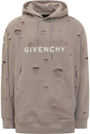 Givenchy フリース 破れたガーゼ生地のスウェットシャツ