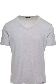 Tom Ford シャツ メンズコットンVネックTシャツ