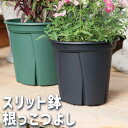 【送料無料】植木鉢 根っこつよし スリット プラ鉢 ハンドリーポット プランター かわいい おしゃれ 植木鉢 コンテナ …