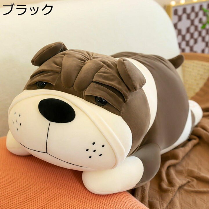 楽天市場】うつぶせ犬ぬいぐるみ 抱き枕 添い寝枕 クッション 萌え 
