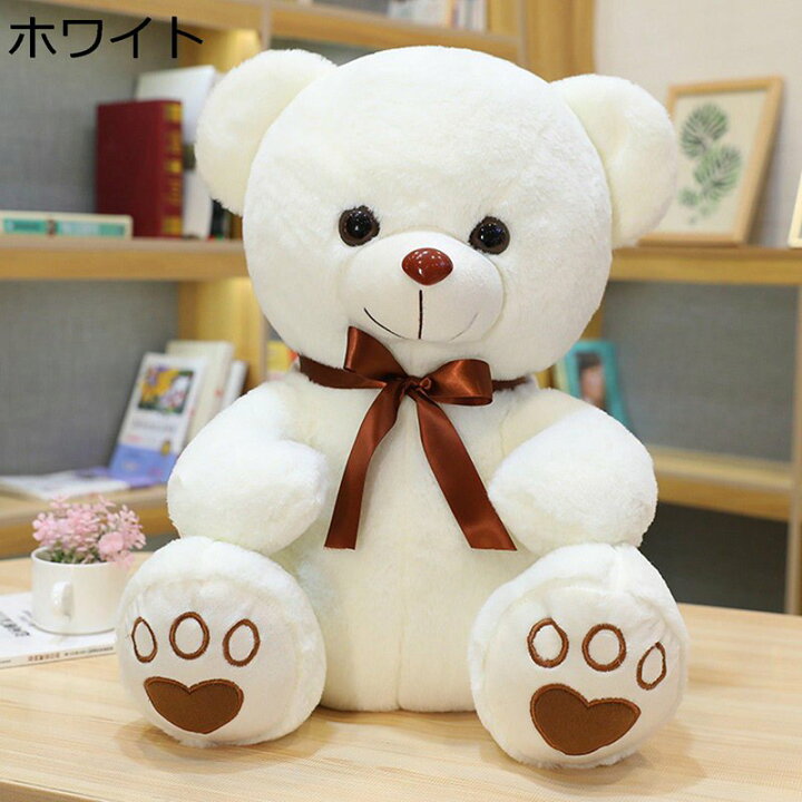 楽天市場】テディベア ぬいぐるみ 可愛い カップル リボン 蝶結び熊 