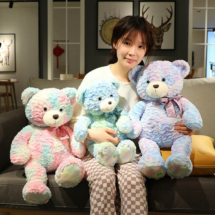 楽天市場】テディベア ぬいぐるみ かわいい 蝶結び熊 抱き枕 昼寝枕 