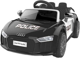 乗用玩具 アウディ パトカー 乗用カー ラジコン AUDI 電動乗用カー ラジコン アメリカンポリス パトカー POLICE 充電式 乗用玩具 子供用 おしゃれ かっこいい かわいい