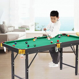 ビリヤード台 リフト可能なビリヤードテーブル、家庭用折りたたみミニビリヤードテーブル、屋内ポータブルビリヤードゲームテーブル