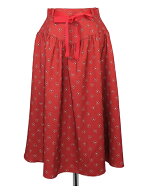 【40%OFF】【M'S GRACY　エムズグレイシー】ハート柄切替しスカート