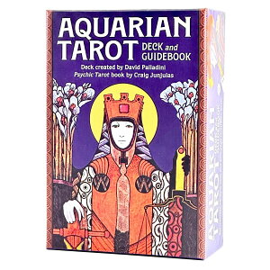 ANGAE^bg ubNZbg Aquarian Tarot Deck & Guidebook ^bgJ[h 78 ^bg肢 {t Ki