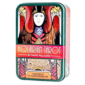 ANGAE^bg ʓ Aquarian Tarot in a Tin ^bgJ[h 78 ^bg肢 {t Ki