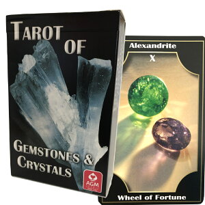 WFXg[EAh ENX^^bg Tarot of Gemstone & Crystals ^bgJ[h 78 ^bg肢 {t Ki