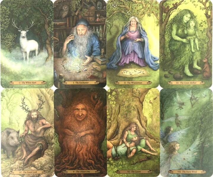 楽天市場 タロットカード 78枚 タロット占い フォレスト オブ エンチャントメント タロット Forest Of Enchantment Tarot 日本語解説書付き 正規品 送料無料 クロノスゲート 楽天市場店