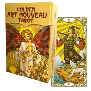 S[f A[k[{[ ^bg ~j Golden Art Nouveau Tarot MINI ^bgJ[h 78 ~j`A ^bg肢 {t Ki