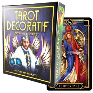 ^bg fReBt Tarot Decoratif Deck and Book Set ^bgJ[h 78 ^bg肢 {t Ki