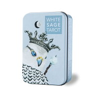 ホワイトセージ・タロット（缶入り） WHITE SAGE TAROT タロットカード 78枚 ウェイト版 タロット 占い …