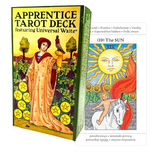 �A�v�����e�B�X �^���b�g Apprentice Tarot Deck �^���b�g�J�[�h �E�F�C�g�� �^���b�g �肢 ���S�� ���{�������t�� �������� ���K�i