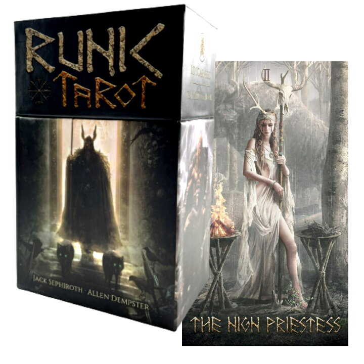 楽天市場 タロットカード 78枚 ウェイト版 タロット占い ルーニック タロット Runic Tarot 日本語解説書付き 正規品 送料無料 クロノスゲート 楽天市場店