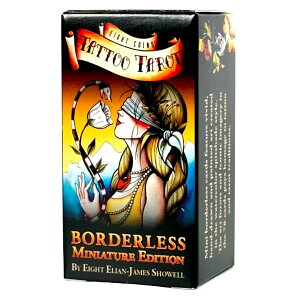 GCgERCYE^gD[E^bg {[_X ~j Eight Coins Tattoo Tarot Borderless Miniature Edition ^bgJ[h 78 ^bg ~j 肢 {t Ki