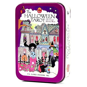 nEBE^bg ʓ Halloween Tarot in a Tin ^bgJ[h EFCg 78 ^bg肢 {t Ki