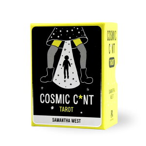 �R�Y�~�b�N�E�J���g�E�^���b�g Cosmic C*nt Tarot SF ���h �u���b�N���[���A �E�F�C�g�� 78�� �^���b�g�J�[�h �^���b�g �肢 ���{�������t�� �������� ���K�i