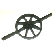 両手竹割り器（鋳物製）内径約180mm　大8ッ割　孟宗竹用