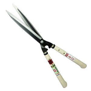 喜八 鋭型刈込鋏 安来鋼青紙 270mm 標準ナタ樫柄付:No.129 <吉岡刃物製作所>