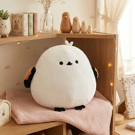 【SALE】【送料無料】もちふわクッション Mサイズ フレンズヒル しまださん シマエナガ ふわふわ ぬいぐるみ クッション もちもち やわらかい 抱き枕