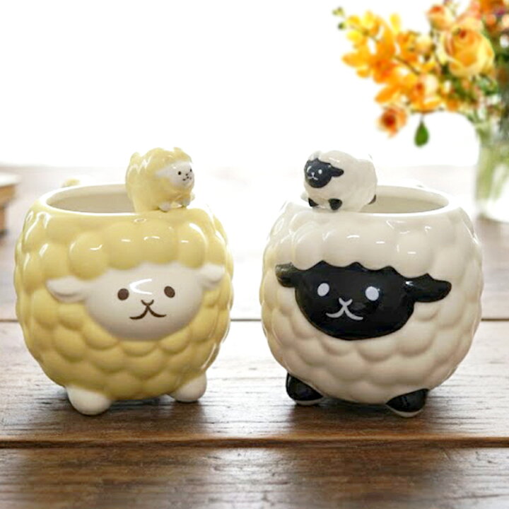 楽天市場】【SALE】【送料無料】羊 メリー ひつじ マグカップ スプーン 