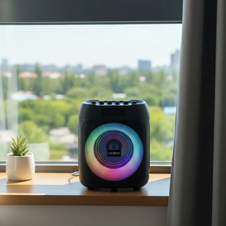 楽天市場】【送料無料】LEDアクティブスピーカー CDR-050D オーディオ 
