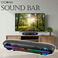 【SALE】【送料無料】CICONIA サウンドバー CLY-2210 オーディオ Bluetooth LEDライト 室内 屋内 屋外 野…