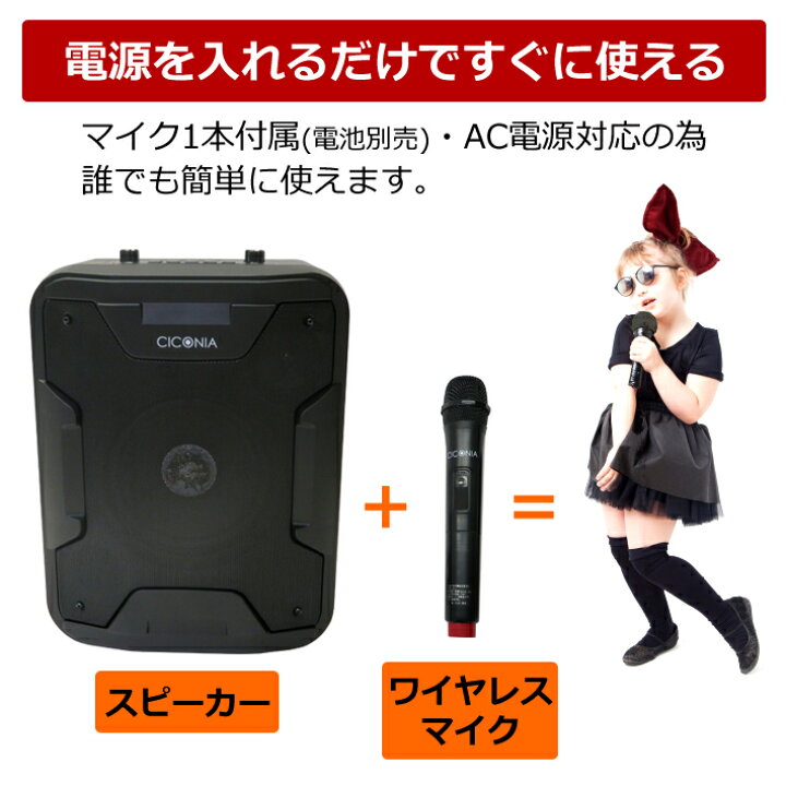 楽天市場】【送料無料】CICONIA ポータブルスピーカー TY-1800 