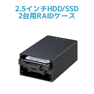 USB3.2 Gen2 RAIDP[X(2.5C`HDD/SSD 2pE10GbpsΉ) RS-EC22-U31R