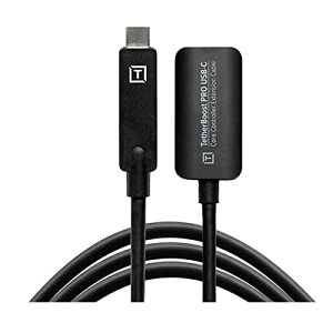 �y�������K�i�zTetherTools �e�U�[�c�[���Y �e�U�[�u�[�X�g �v�� USB-C �R�A �R���g���[���[ �G�N�X�e���V���� �P�[�u�� �u���b�N TBPRO3-BLK