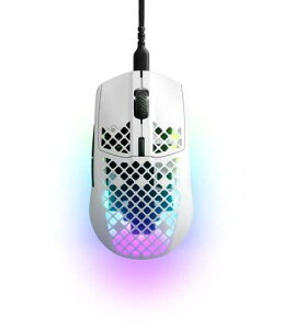 SteelSeries Q[~O}EX L Aerox 3 Snow y IP54Ki h ho TrueMove CoreZT[ X[p[bVUSB-CP[ut