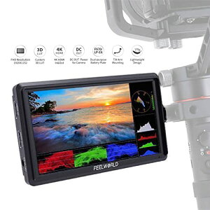 Feelworld FW568 Jpj^[ 5.5C`IPS ^ 1920x1152 3D LUTT|[g HD IJ rfIj^[ 4K HDMIMo ჌t JBemFp DSLR JtB[hj^[ rfIs[L