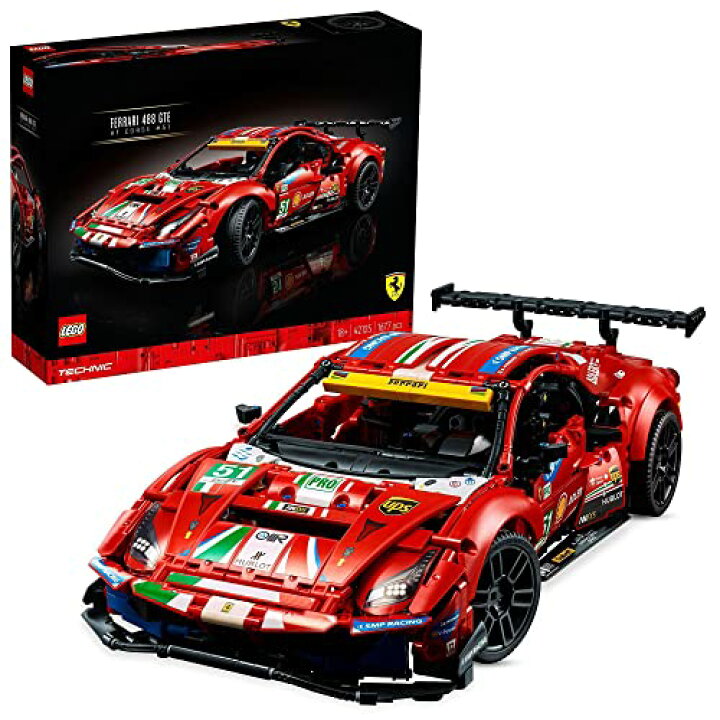 楽天市場】レゴ(LEGO) テクニック フェラーリ 488 GTE AF コルセ #51 