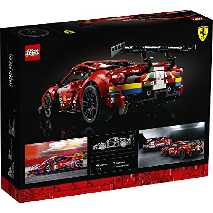 楽天市場】レゴ(LEGO) テクニック フェラーリ 488 GTE AF コルセ #51 
