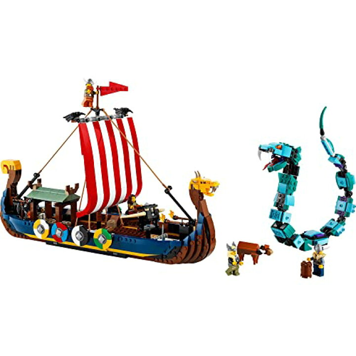 楽天市場】レゴ(LEGO) クリエイター 海賊船とミッドガルドの大蛇 31132 