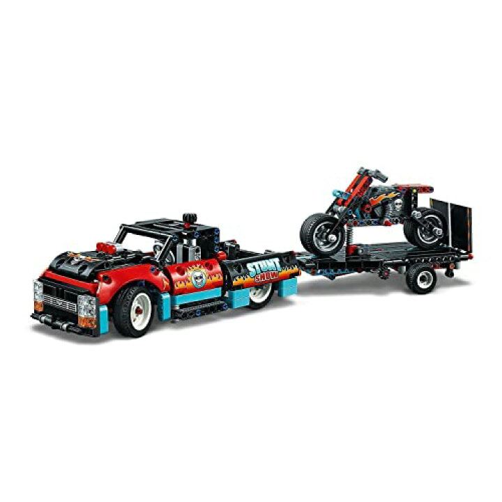 楽天市場】レゴ(LEGO) テクニック トラックとバイクのスタントショー 