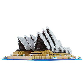 Andux Space ?ミニ ブロック ブリストルブロック 知覚玩具 建物　KLJM-03 (オーストラリアシドニー・オペラハウス（4131pcs）)