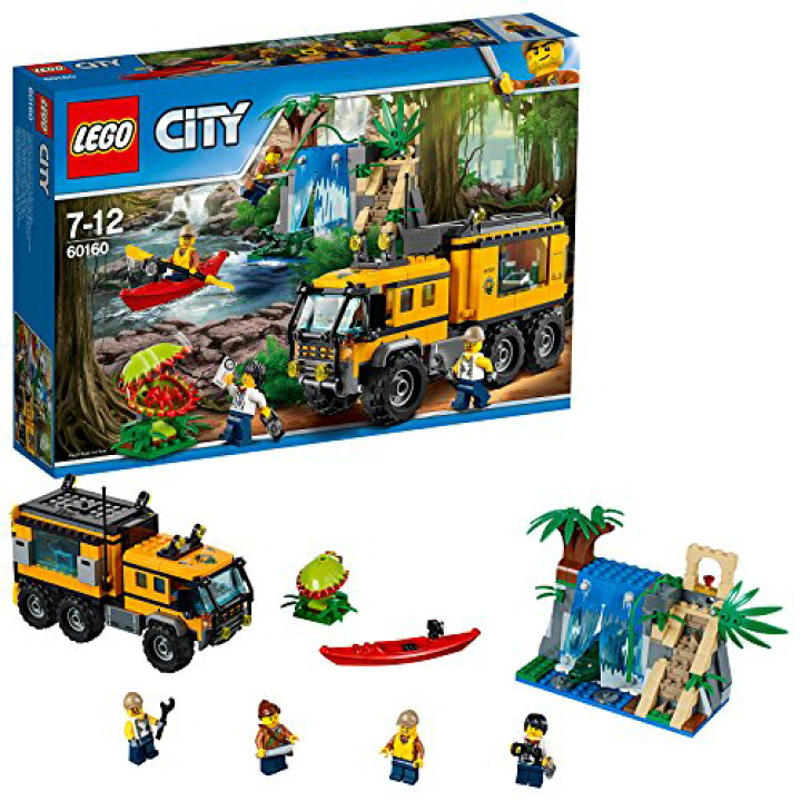 楽天市場】レゴ(LEGO)シティ ジャングル探検移動基地 60160 : アイテム 