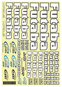 Futaba DECAL SHEET FOR CAR BB1179