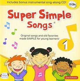 スーパーシンプルラーニング(Super Simple Learning) スーパーシンプルソングス 1 第2版 CD 2枚セット 子ども えいご