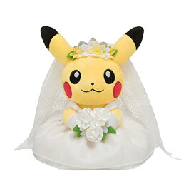 ポケモンセンターオリジナル ぬいぐるみ ピカチュウ メスのすがた Pokemon Garden Wedding 20×16×13(H×W×D:)