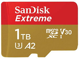 SanDisk (TfBXN) 1TB Extreme microSDXC A2 SDSQXA1-1T00-GN6MN SDϊA_v^[Ȃm COpbP[W n
