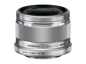 OLYMPUS M.ZUIKO DIGITAL 25mm F1.8 �V���o�[ �}�C�N���t�H�[�T�[�Y�p �P�œ_�����Y