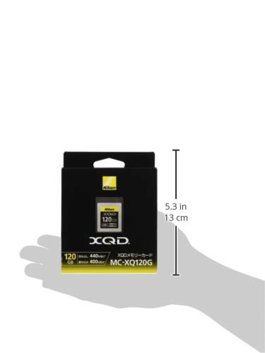 楽天市場】Nikon XQDメモリーカード ブラック 120GB MC-XQ120G 