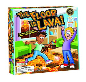 Endless Games 632468005251 The Floor is Lava Interactive Board Game for Kids and Adults (Ages 5+) Fun Party, Birthday, and Family Play Promotes Physical Activi