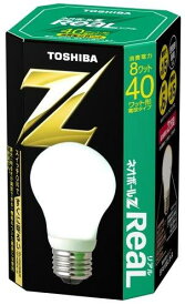 東芝 ネオボールZリアル 電球形蛍光ランプ 電球40ワットタイプ 昼白色 EFA10EN/8-R 口金直径26mm