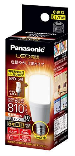 パナソニック LED電球 口金直径17mm 電球60W形相当 電球色相当(6.4W
