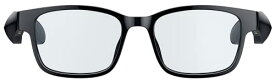 Razer Anzu Smart Glasses Rectangle (S/Mサイズ) ワイヤレスオーディオ スマートグラス 60ms 低レイテンシー Bluetooth 接続 5時間バッテリー持続 オープンイヤー IPX4 防滴仕様 タッチ対応/音声アシスタント 2種類レンズ付(ブルーライト & サングラスレンズ) 【日本正規代